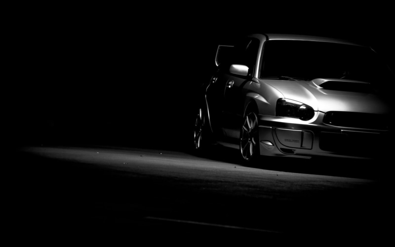 model, transportation, black background, dark, monochrome, indoors, close-up, mode of transportation, street, simple, sports car, land vehicle, car, copy space