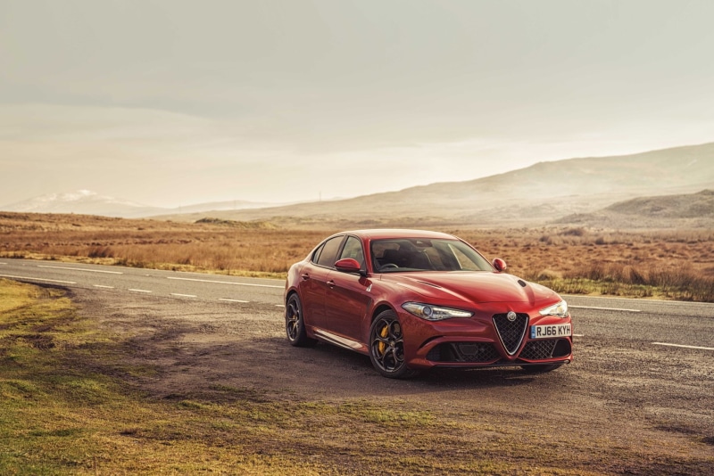 1080P, Red Car, Alfa Romeo Giulia, Car, Alfa Romeo Giulia , Alfa Romeo, Sport Car, Vehicle
