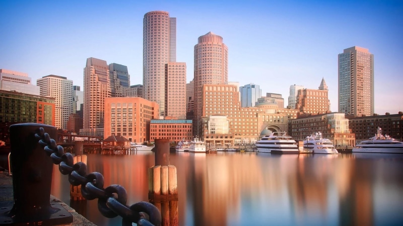 architecture, office building exterior, skyscraper, 1080P, financial district, metropolis, water, tower block, landscape, building exterior, waterfront
