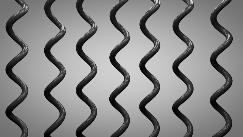 close-up, digital art, shape, fence, 1080P, silhouette, day, full frame, three, no people, black, textured, decors, barrier, red, studio shot, Cinema 4D
