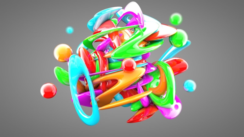 design, green, Cinema 4D, multi colored, toy, pink, unhealthy eating, high angle view, group of objects, variation, yellow, plastic, still life, indoors