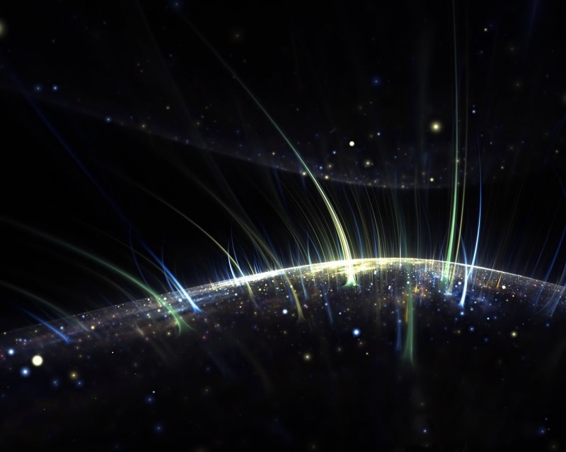 night, glowing, pattern, star - space, multi colored, digital art, lens flare, black background, luminosity, particles, no people, light - natural phenomenon