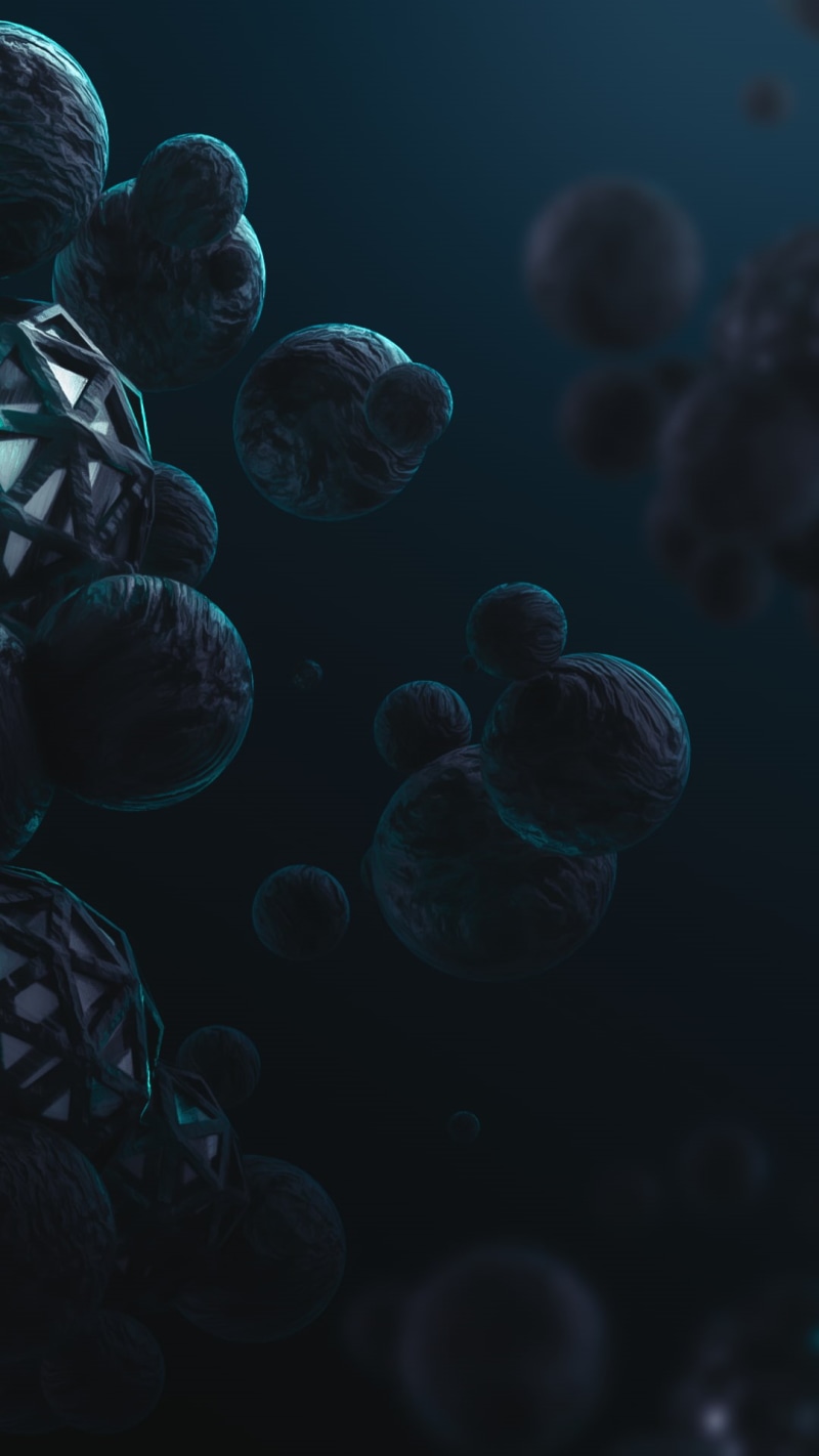 digital art, abstract, floating particles, 3d design, 1080P, render