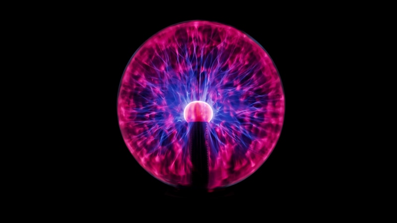 shape, dark, illuminated, storm, electricity, voltage, tube, black background, multi colored, gas, technology, healthcare and medicine, blue, geometric shape