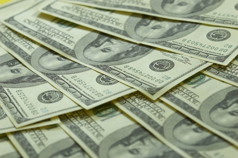 full frame, large group of objects, selective focus, uS Currency, 2K, paper Currency, charity and Relief Work, banknote, us, making Money, abundance, success