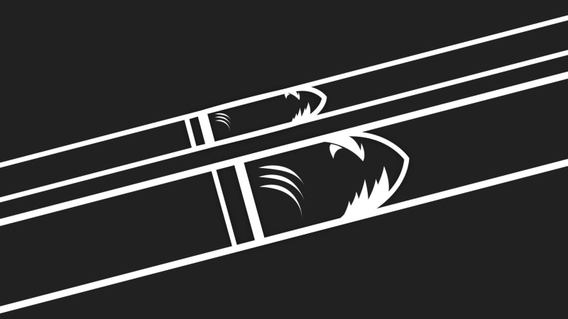 1080P, shape, pattern, low angle view, nature, copy space, symbol, communication, sign, Minimalist, black background, Video Game, Buck (Tom Clancys Rainbow Six: Siege)
