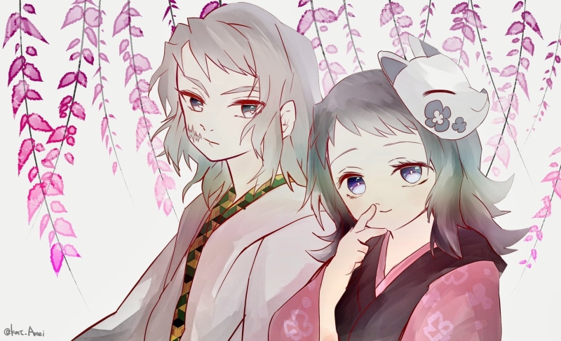Makomo (Demon Slayer), 1080P, Anime, Demon Slayer: Kimetsu no Yaiba, Sabito (Demon Slayer)