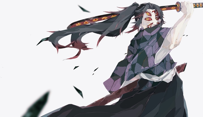 Anime, 4K, Kokushibou (Demon Slayer), Demon Slayer: Kimetsu no Yaiba