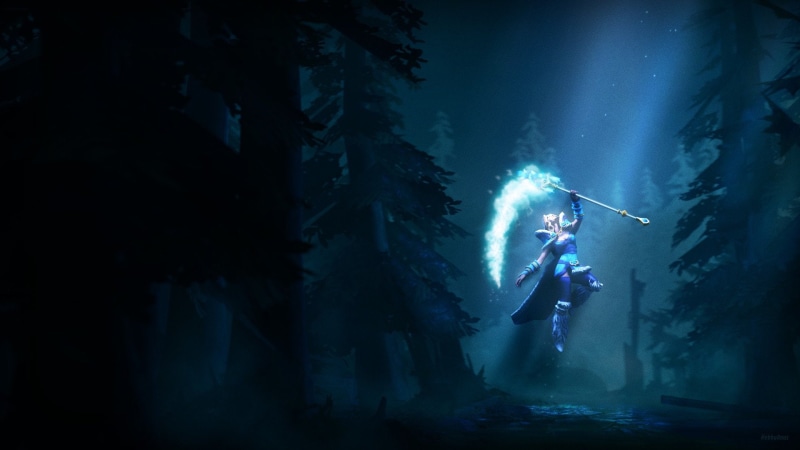 DotA 2, Dota, Crystal Maiden (DotA 2), 1080P