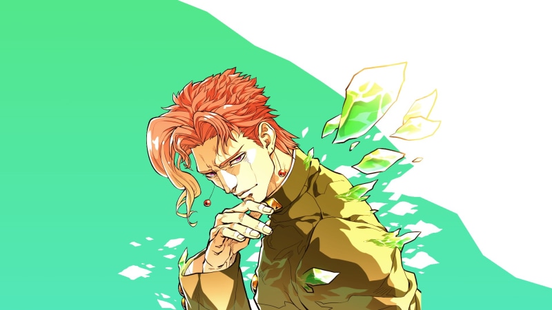 Japanese, 1080P, redhead, anime, crystal, schoolboys, hero, rero, JoJos Bizarre Adventure, Noriaki Kakyoin
