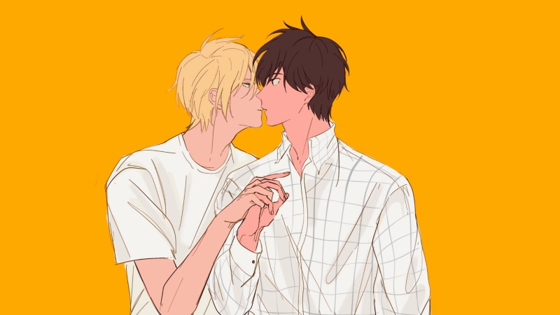 Yaoi, 1080P, Banana Fish, Ash Lynx, Anime, Eiji Okumura