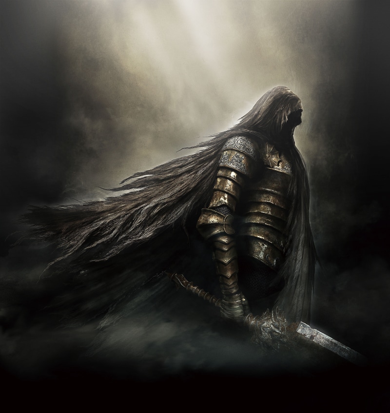 illustration, Dark Souls II, mystery, outdoors, no people, Dark Souls, 5K, animal body part, animal wildlife, hopelessness, animal, spirituality, knight