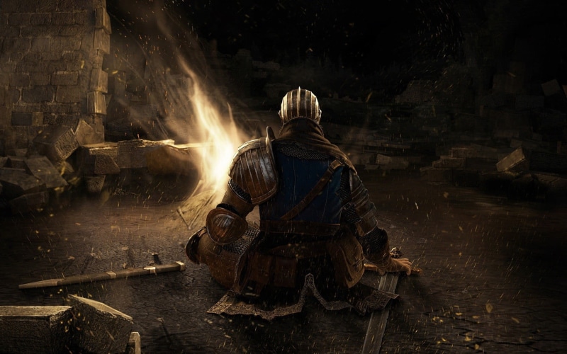 protection, night, real people, government, Dark Souls II, protagonist, transportation, holding, knight, video games, uniform, architecture, water, helmet