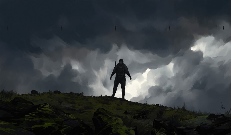Roman Avseenko, Death Stranding, 1080P, Illustration, Game Art, Art, Game, by Roman Avseenko