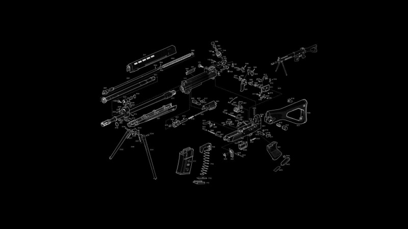 night, gun, close-up, indoors, no people, 1080P, rifle, SIG, creativity, security, high angle view, communication, nature, illustration, technology, studio shot