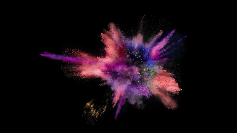 black, colorfull, colors, 1080P, explosion, dark