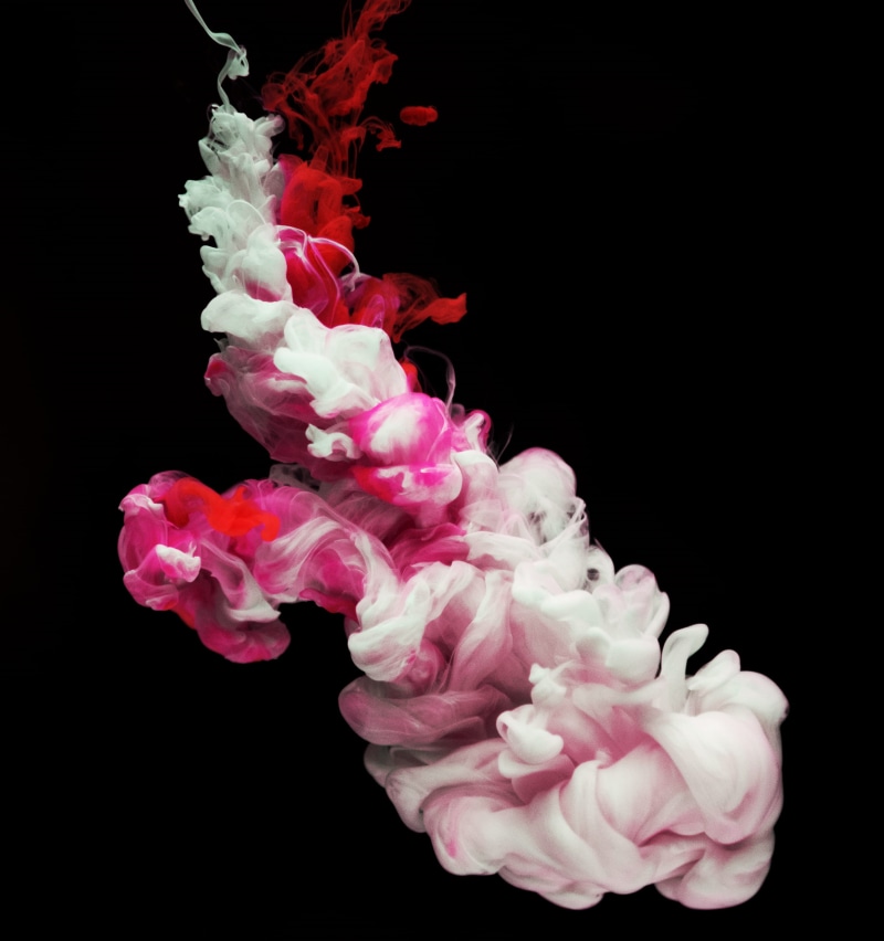 abstract, bright, dye, background, close-up, 2K, color in water, contrast, studio shot, burst, macro, water, drip, motion, pink color, creative, flowing