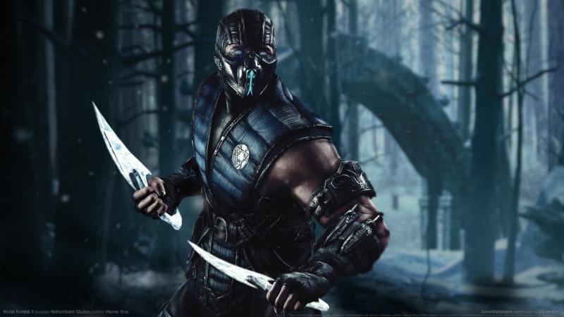 day, Mortal Kombat X, aggression, PC gaming, men, architecture, 1080P, kombat, subzero, holding, weapon, obscured face, real people, Mortal Kombat, waist up