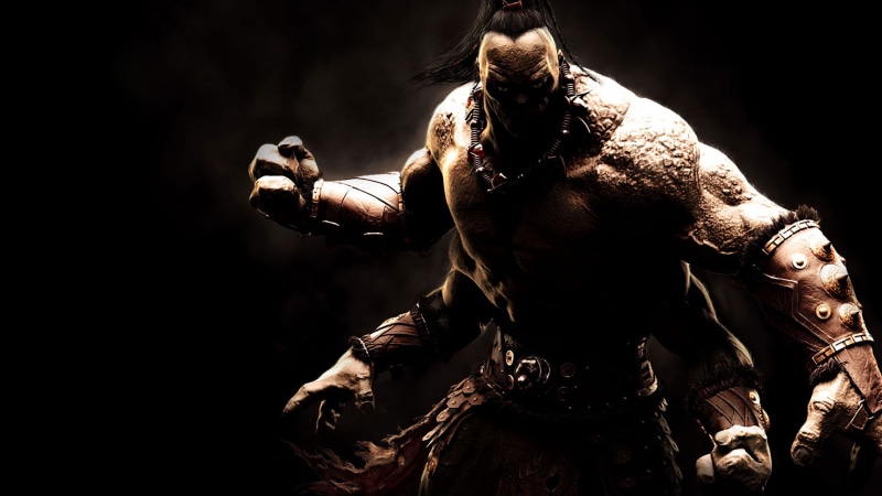 4K, barbarian, kombat, studio shot, sport, mid adult, Goro, indoors, armed Forces, Mortal Kombat, horror, strength, video games, anger, conflict, body Armor