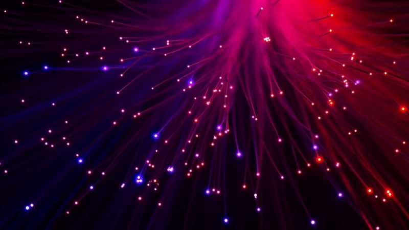 fiber optic, motion, no people, event, lights, pattern, multi colored, 720P, optic, abstract, backgrounds, glowing, illuminated, technology, red, black background