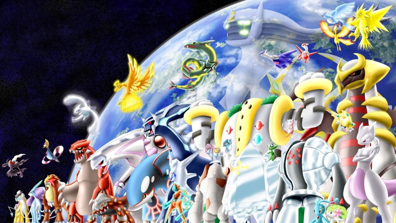 Manaphy (Pokemon), Pokémon, Moltres (Pokémon), Registeel (Pokémon), multi Colored, Latios (Pokémon), Groudon (Pokémon), Regice (Pokémon), illustration