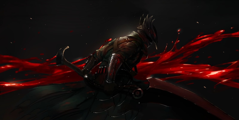 blood, 2K, Bloodborne, knight, sword