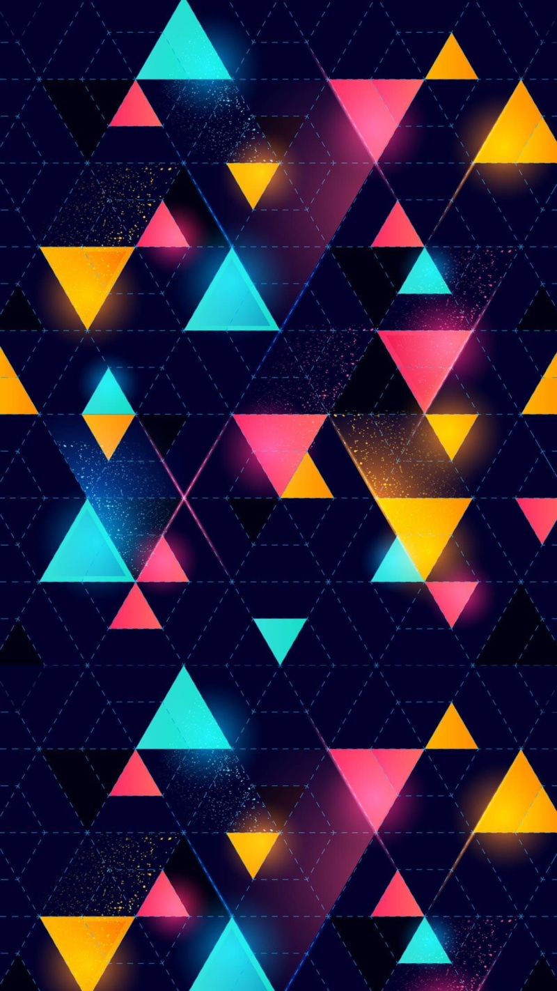 backgrounds, no people, multi colored, vertical, 1080P, black color, technology, striped, yellow, abstract, mosaic, design, triangle shape, shape, copy space