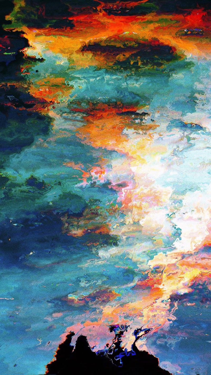 art and craft, textured effect, no people, pollution, backgrounds, textured, multi colored, nature, orange color, white, paintings, blue, green, portrait display