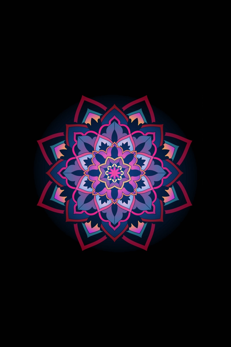 5K, mandala, patterns, openwork, ornament, lace