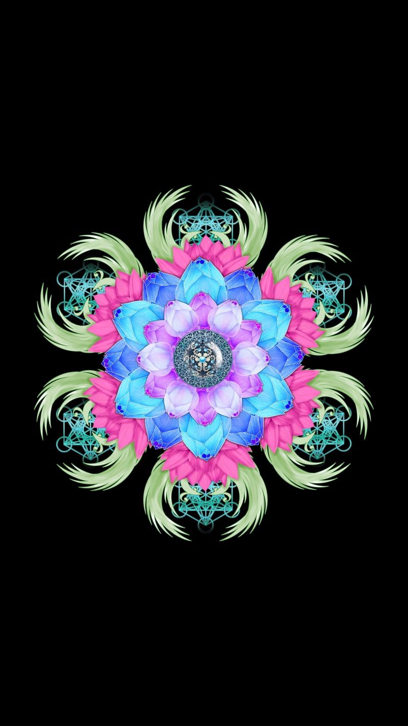 flower, patterns, 5K, mandala, lotus