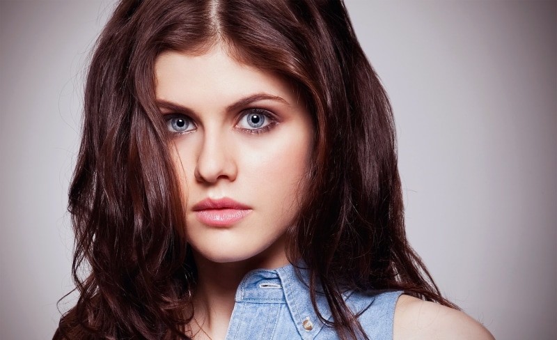 headshot, human face, hd, pretty girl, hairstyle, studio shot, one person, brown hair, daddario, long hair, beautiful woman, beauty, Girls, alexandra daddario