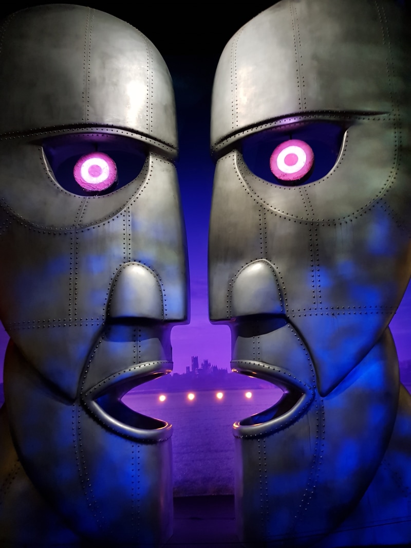 music, rock, no people, black background, floyd, blue, pink floyd, glowing, fire, burning, human representation, heat - temperature, illuminated, flame