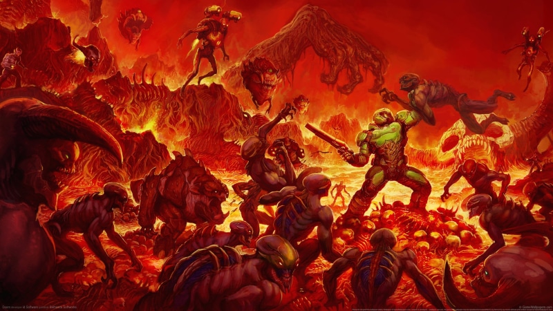 Bethesda Softworks, Doom (game), demon, Id Software, Doom 4, horror, video games, 4K