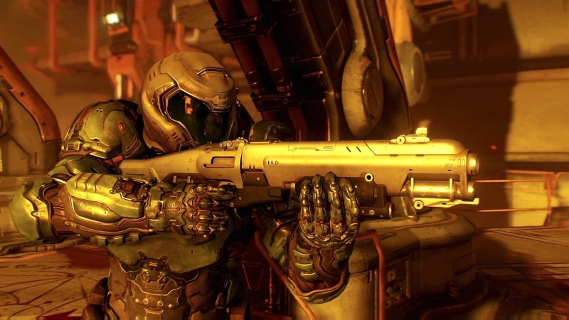 DooM 2016, id Software, Weapons, Bethesda, Armor, Bethesda Softworks, DooM, 1080P, Soldiers, doomguy, Fire, Gun