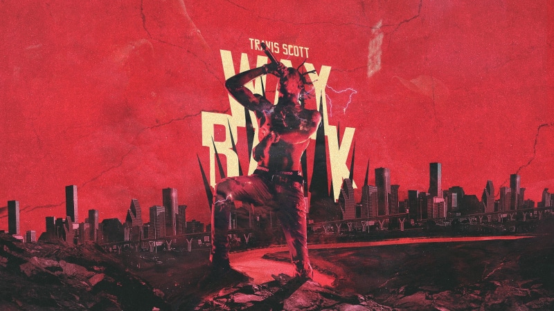 Rap Monster, Travi$ Scott, artwork, rapper, musician, 1080P