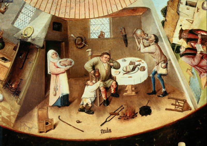 5K, Detail, Gluttony, Hieronymus BOSCH