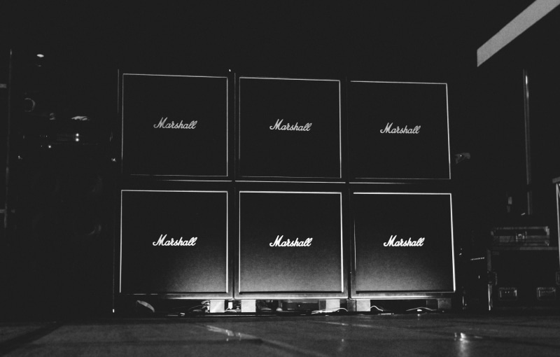 safety, marshall, business, gig, side by side, western script, speaker, 5K, group, rocknroll, band, cabinets, wall - building feature, communication, arts culture and entertainment