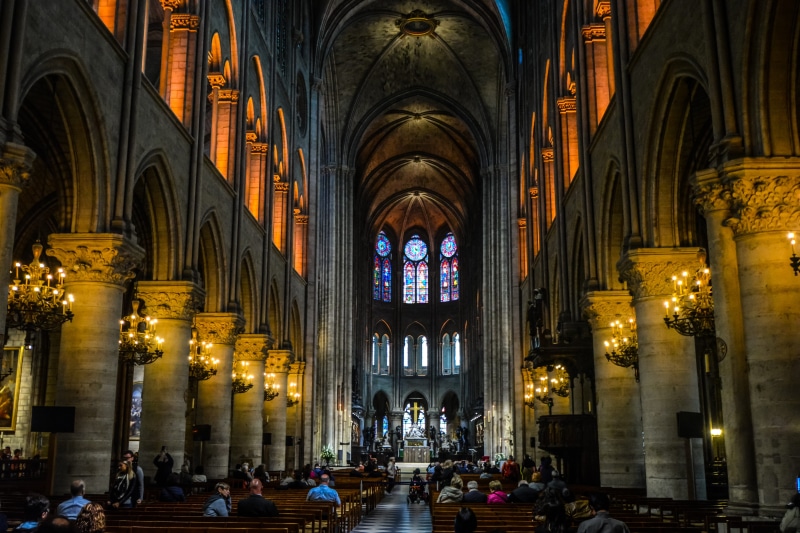 gothic, nave, france, religion, europe, service, built structure, gathering, building, travel destinations, building exterior, travel, altar, christianity