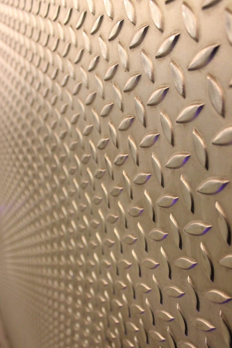 Metal, shiny, geometric shape, indoors, grey, close, surface, industry, steel, alloy, full frame, brushed, textured, backdrop, backgrounds, hole, 4K, silver colored