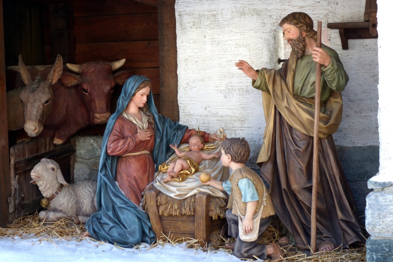 mammal, human representation, cute, maria, figures, livestock, jesus, pets, josef, arts crafts, nativity scene, group of people, wood sculptor, men, sheep