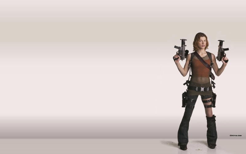 Milla Jovovich, art, video, evil, resident, jovovich, 1080P, games, x, Resident Evil, milla, hd