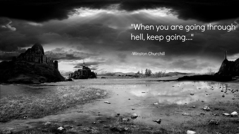 keep, desktop, churchill, hell, romantic, romantic quote, quote, love, winston, 1080P, going