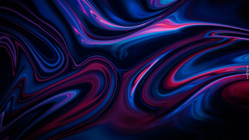 swirls, 4K, abstract