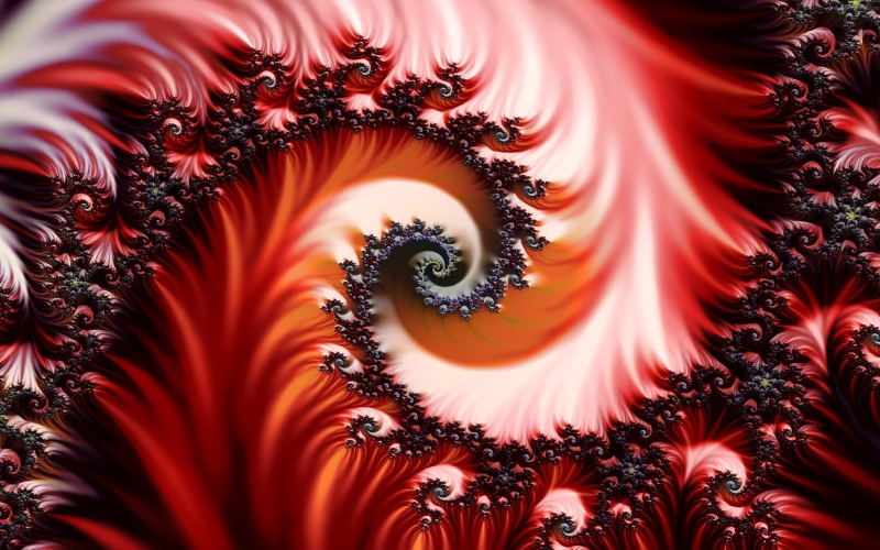 Fractals, Swirls, Spiral, 2K