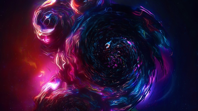4K, swirls, spiral, space, swirl, photo manipulation, artwork, digital art