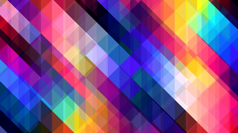 pattern, fractal art, 4K, multicolor, colorful, square, graphics, tile, line