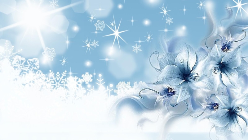 1080P, 3d and abstr, stars, christmas, blue, holiday, winters, snowflake, snow, glow, winter, flowers, beauty, snowflakes, firefox persona