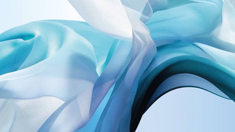 blue, 2K, abstract, MacBook Air