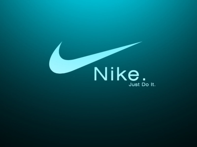 sports, famous, blue background, just do it, 480P, background, brand, logos, famous sports brand, blue, nike