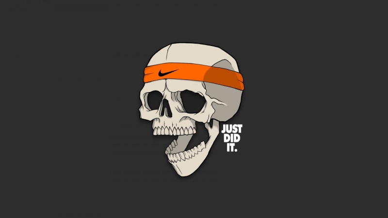 black background, headband, fun, gray background, humor, human body part, human skeleton, dead, skull, cut out, indoors, digital art, human face, human representation